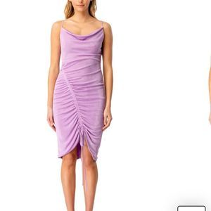 Size 8 | Bardot Kingsley ruched slip dress